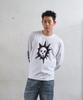 AMOU Heart Skull Long Sleeve White