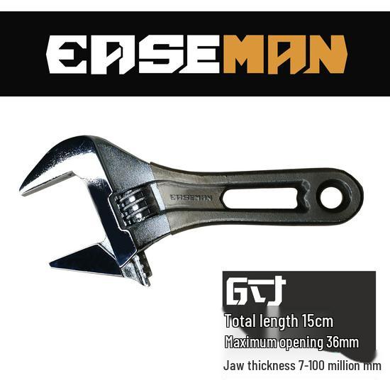 Компактный многофункциональный регулируемый трещоточный ключ для сантехники