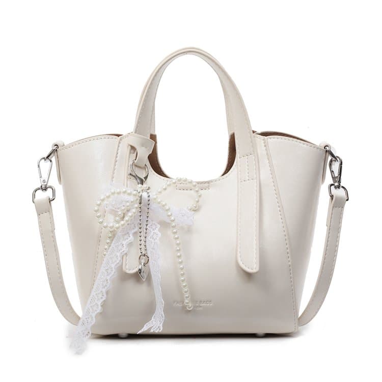 Glossy portable tote bag women's shoulder messenger bag