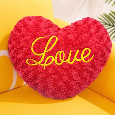 Heart Pillow Soft Romantic Heart Shaped Throw Sleeping Cushion Stuffed Toy Sofa