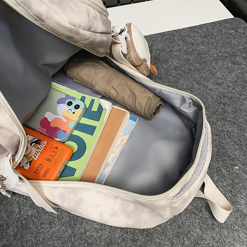 Student Class Computer Bag Women Large Capacity Travel Backpack Men Letter Backpack