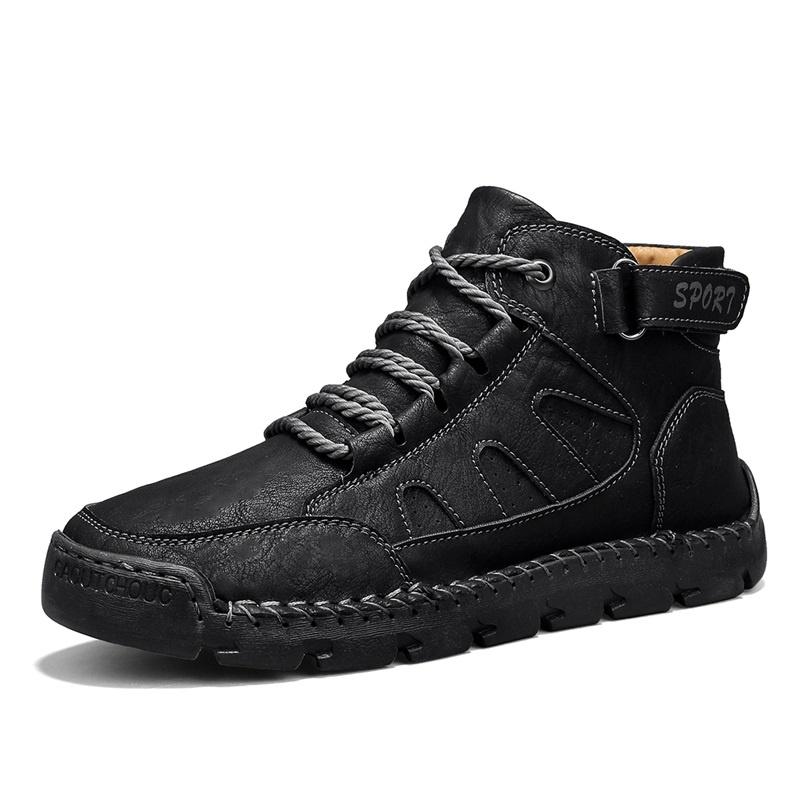 Men Casual Ankle Boots Comfortable Non Slip Walking Shoes for Commuting Travel and Daily Outdoor Wear