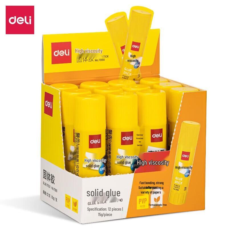 Deli High-Viscosity Solid Glue Sticks