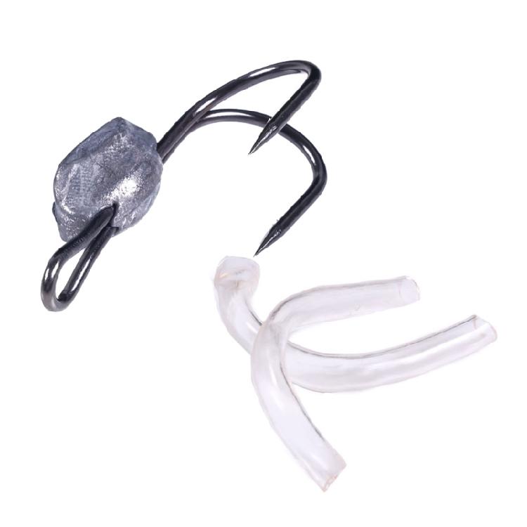 Simulation Crab Bait-with Sharp-Hook Artificial Soft Silicone-Lures Fishing-Lure