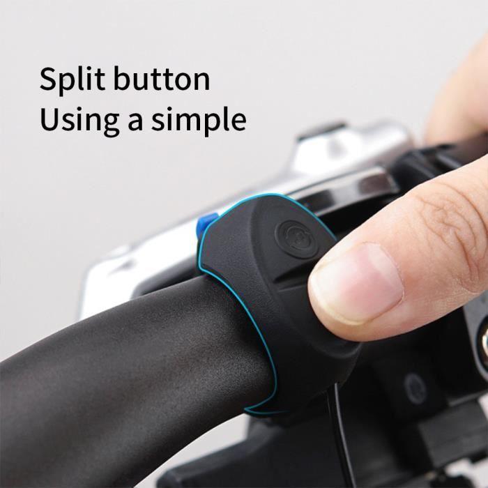 Sonnette de vélo - Invisible - Rechargeable USB - 120 dB - Étanche
