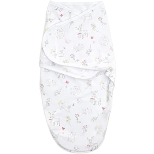 aiden and anay essentials wrap swaddle swaddle swaddle baby wrap swaddle [japanese genuine product set of 3 fairy tale flowers 100% cotton fairy tale