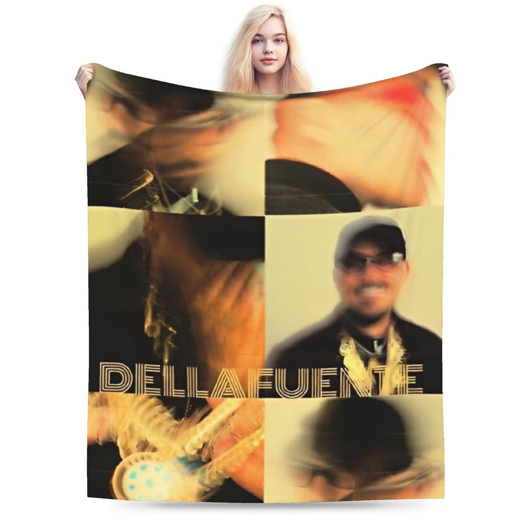 Super Soft Dellafuente Rapper FC Throw Blanket Premium Flannel Fleece Lightweight Bed Blanket Fuzzy Plush Blankets All Season