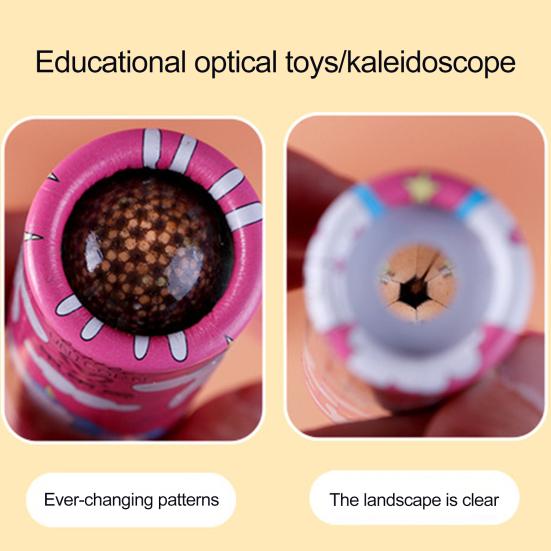1/2/3Pcs Kids Kaleidoscope Toy Portable Toddlers Educational Classic Kaleidoscope Toy Stocking Gift Bag Filler Carnival Prize Party Gifts