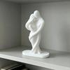 3D Geprint Koppel Beeldje Romantisch Abstract Knuffelende Geliefde Standbeeld Jubileum Bruiloft Cadeau voor Woonkamer Kantoor Planken Decoratie