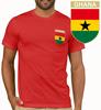 Ghana Flag T-Shirt Top | 2026 African Cup Football Tee Africa Inspired T Shirt