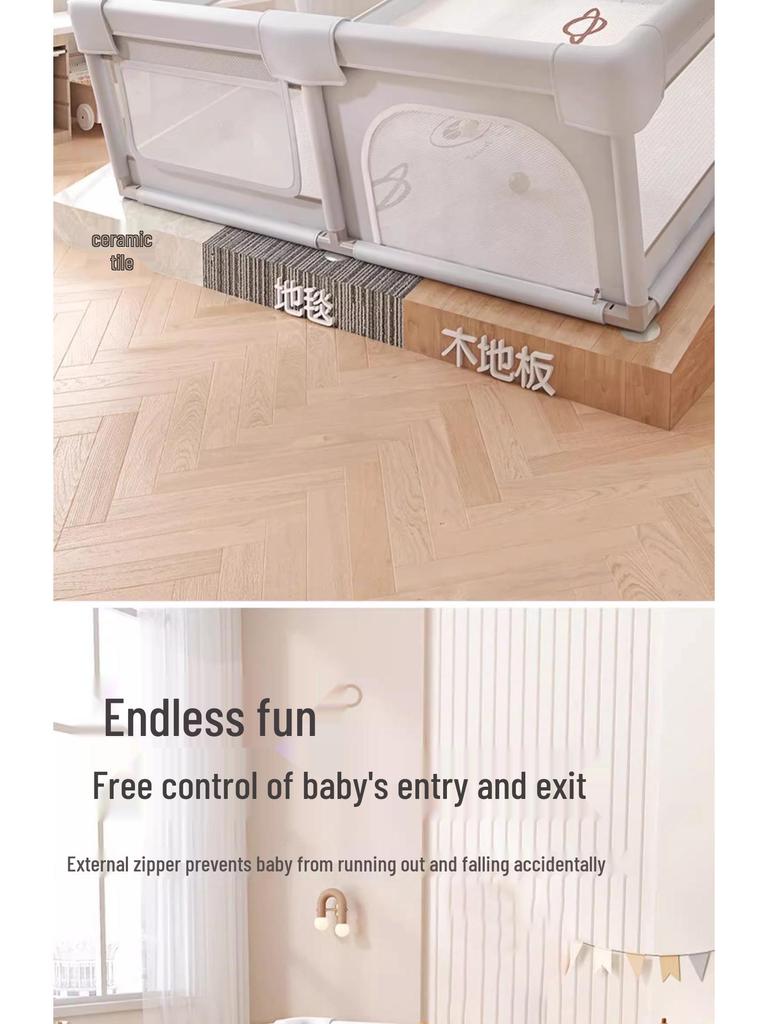 Indoor Baby Playpen: Safe Toddler Barrier & Crawling Area