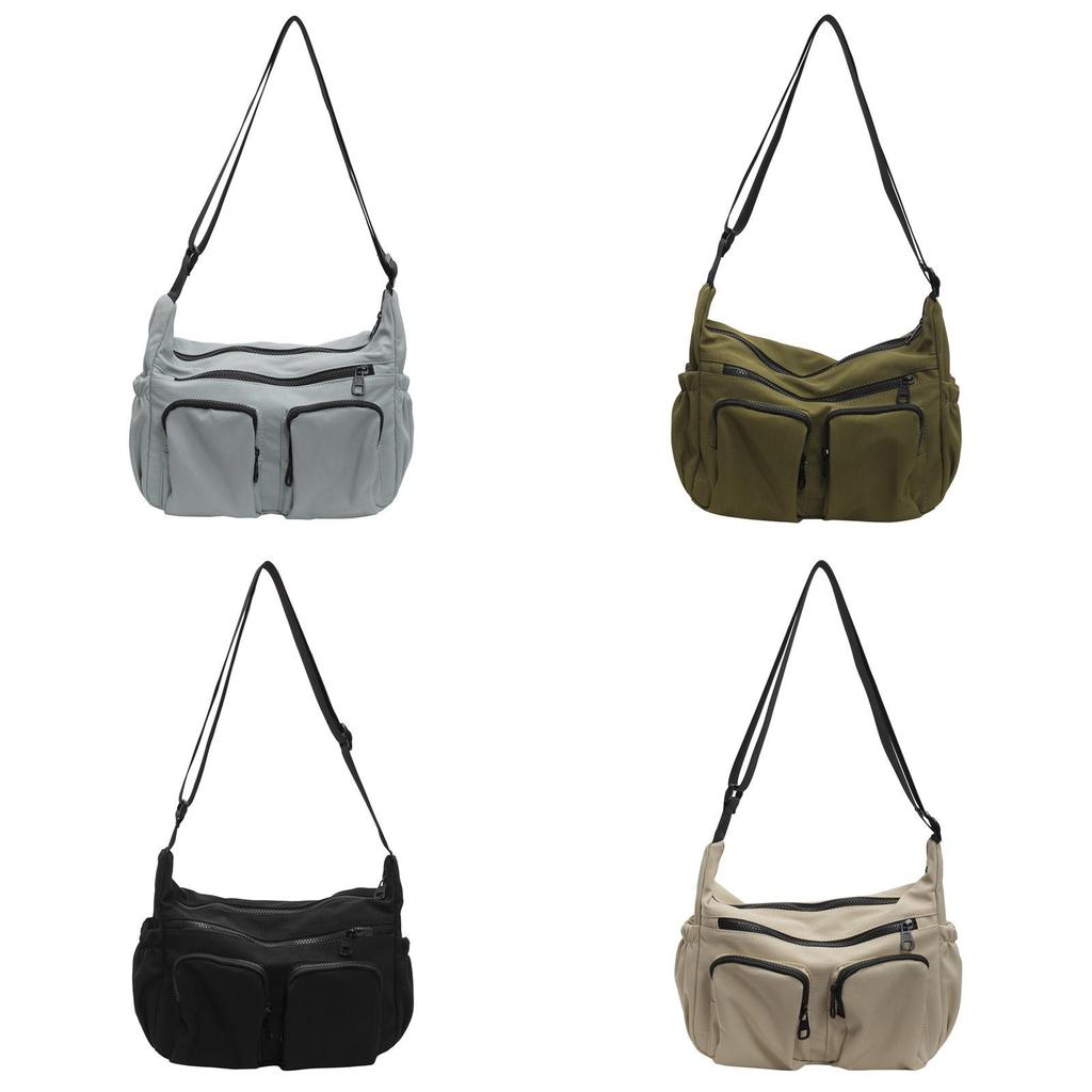 Nylon Umhängetasche Für Damen Mit Mehreren Taschen Und Urbanem Stil