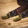 Old Fashion PU-läder Hängslen Bälte Med Elastiskt Band För Vuxna Tonåringar Unisex Olika Kläder Och Tillfällen Utklädning
