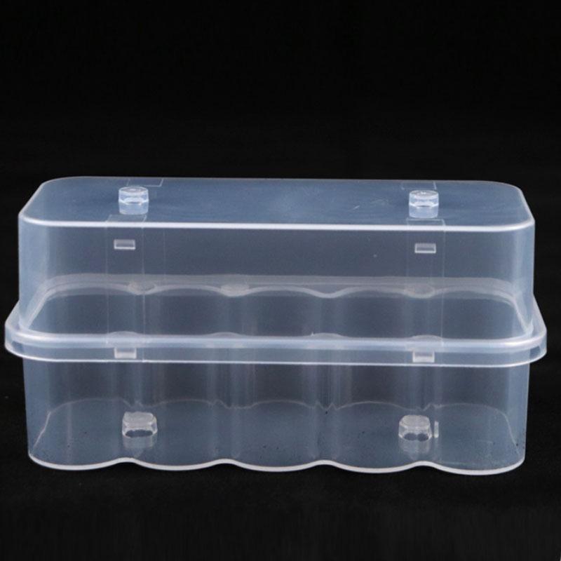 3ML/10mL 10-Slot Vial Storage Case Plastic Stackable Microtube Storage Box Clear Freezer Tube Box Diabetic Supplies
