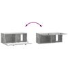 Wall Mounted TV Cabinet Concrete Grey 78.5 x 31 x 30 cm