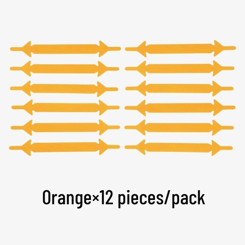 Silicone No-Tie Elastic Shoelaces for Casual Sneakers & Canvas Shoes