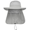 Men'S Sun Protection Hunting Hat Wide Brim Fishing Hiking Hat With Neck Guard Brim Suitable For Garden Work