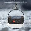 Solar Tent Lamp Outdoor Camping Rechargeable Emergency Lantern Camper IP55 Waterproof Adjustable Light Power Bank Patio