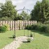 Vidaxl Pergola Ogrodowa, Czarna, Ø180X255 Cm, Stalowa