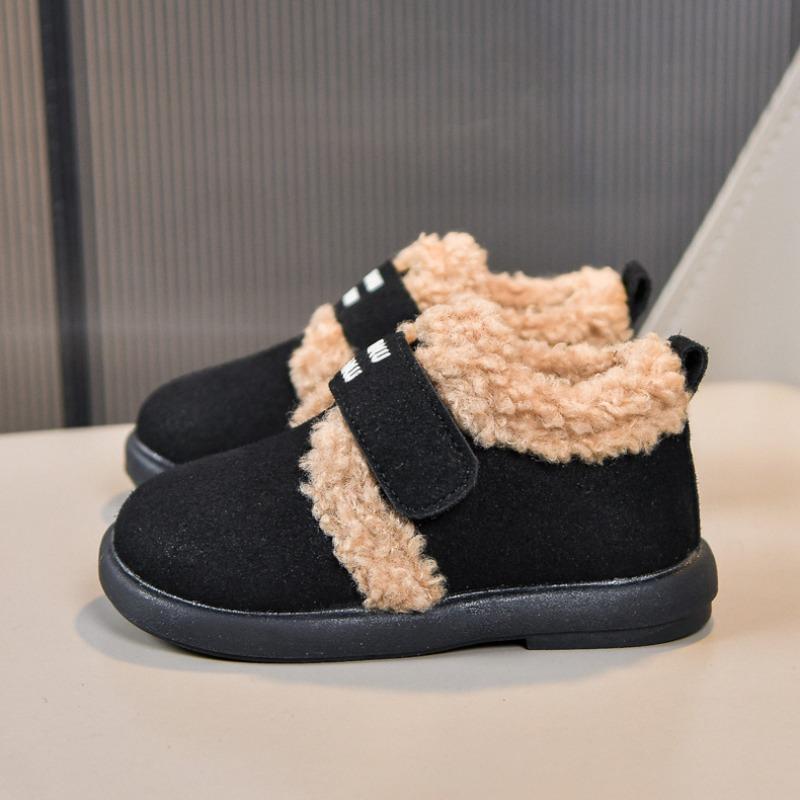 Children's Fleece-Lined Board Shoes | Fashionable Winter Boots for Boys & Girls Casual Kids Shoes Comfortable Walking Shoes