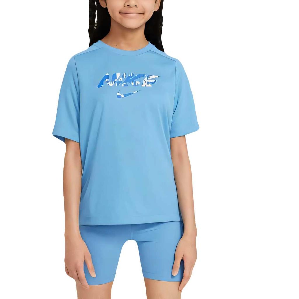 Nike Grade School T Shirts Crew Neck Moderate HJ4454-489