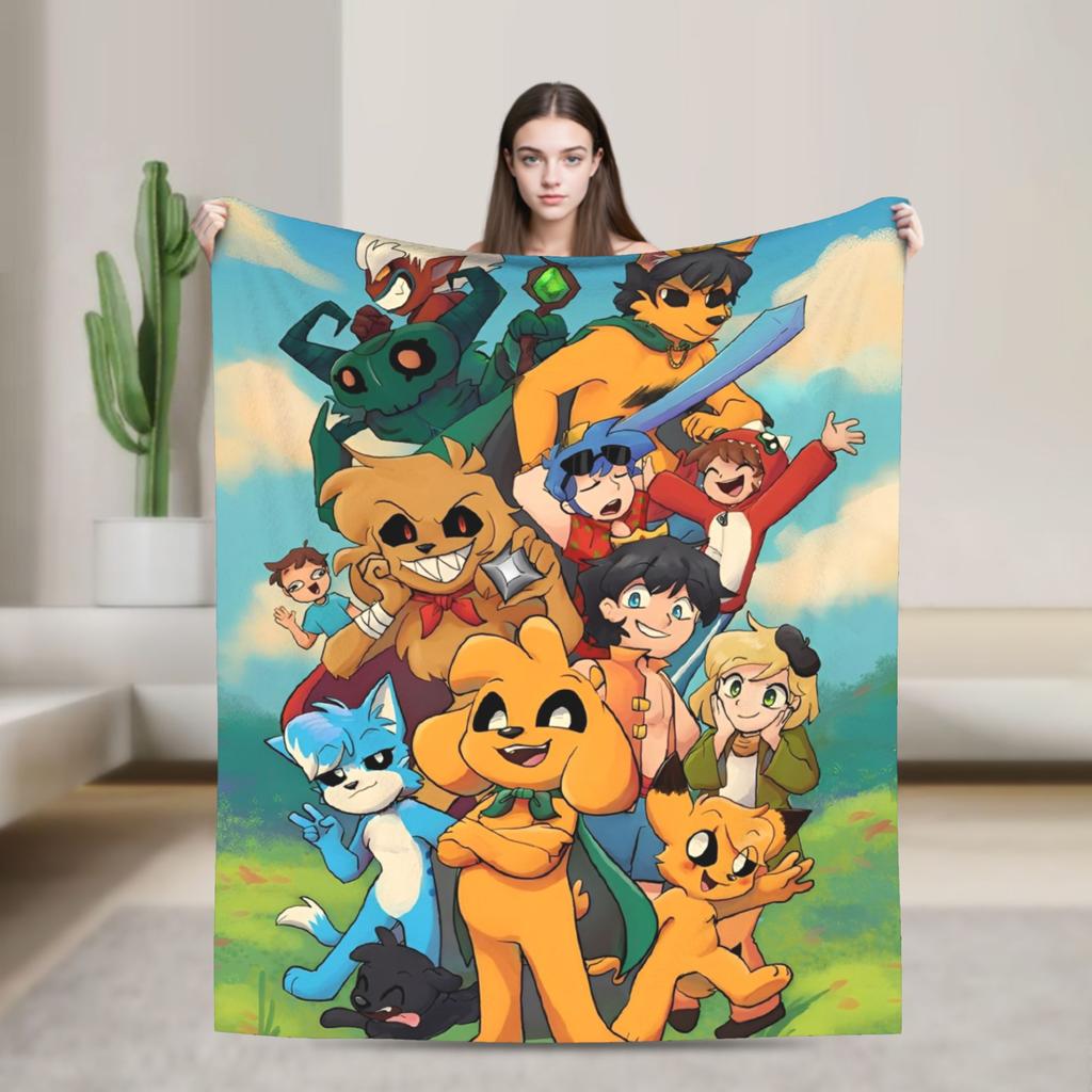 Weiche warme Decke Picknick Mikecracked Mikes Überwurfdecke Flanell Tagesdecke Für Draußen Bequeme Sofa-Bettdecke