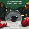 Mini 3D Holographic Advertising Light Desktop LED Holographic Projector Fan Screen Hologram Picture Video Display Device 12*10.4*8.8cm