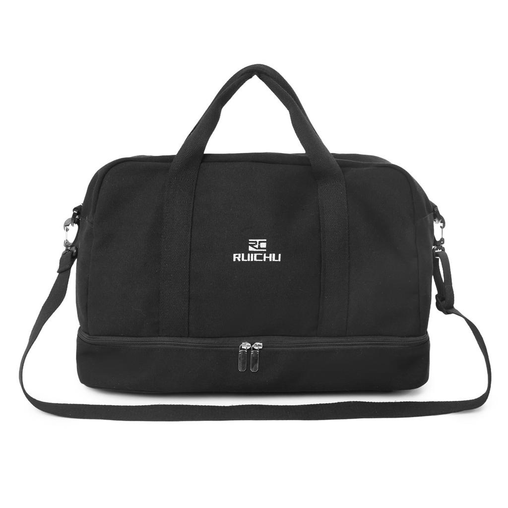 New sports and fitness bag, large capacity, suitable for short trips and business travel, with a separate shoe compartment and a dry/wet separation
