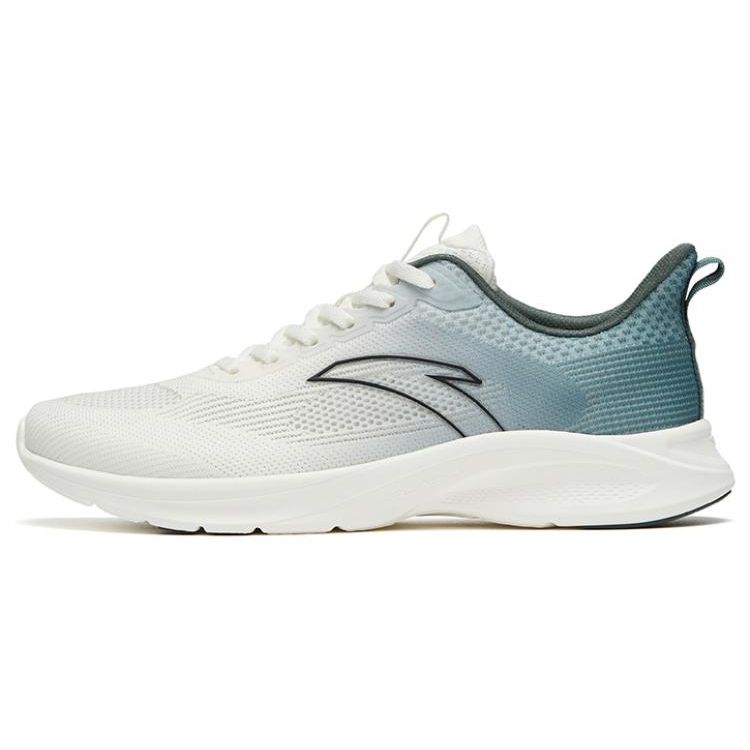 Anta Running Series Men Low Top Running Shoes White Bamboo Green Grey 112355576-3 40.5