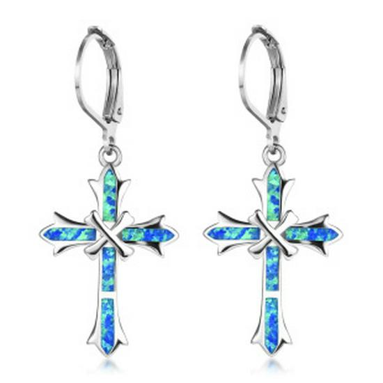 Korean & Japanese Style Opal Earrings: Elegant Studs & Pendants for Women