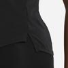 Nike Dri-FIT UV One Luxe Solid Crew Neck Slim Fit T-Shirt Women Tops Black DD0618-010
