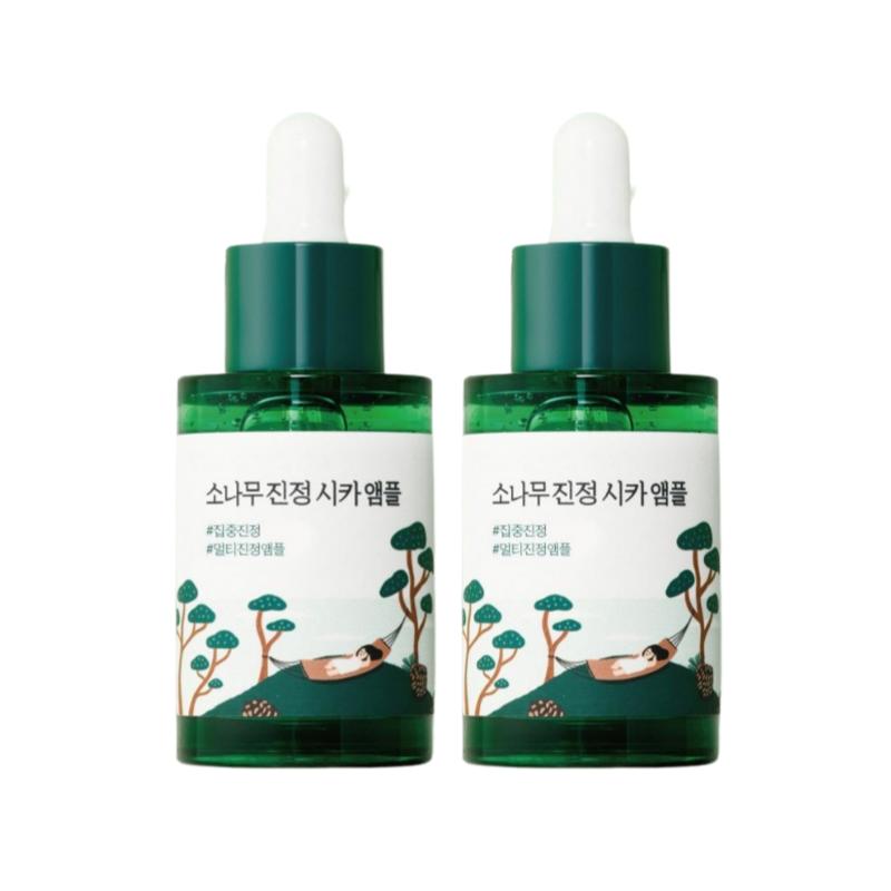 ROUND LAB Pine Calming Cica Ampoule 30ml × 2