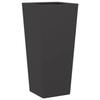 VidaXL Planter Black 35x35x75 Cm Steel, Outdoor Planter, Flower Box, Garden Box, Patio Planter, 851080