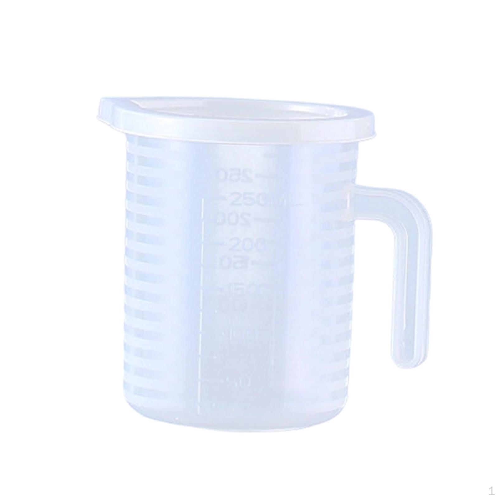 

Ergonomic Measuring Cup with Pouring Spout, Versatile Kitchen Bowl, Flexible Heat-Resistant 250ml