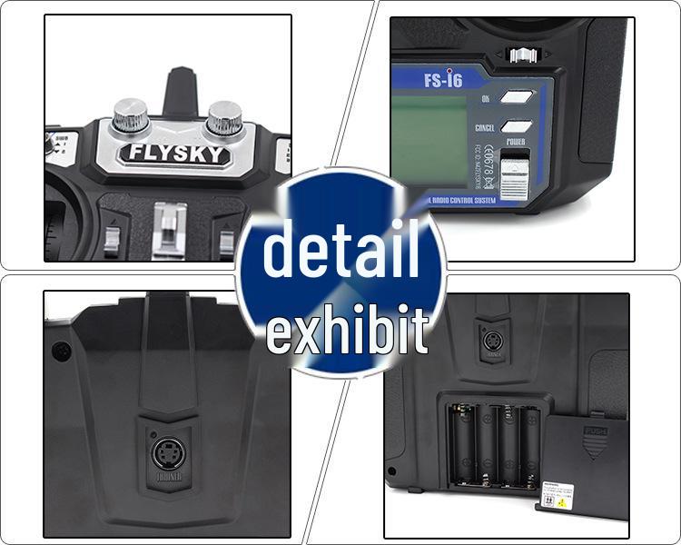 Flysky i6 2.4G 6-Channel Remote Control with IA6 Receiver & Bidirectional Transmission (Chinese Menu)