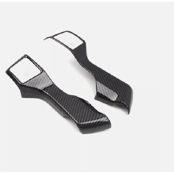 For 4Runner 2010-2013 Center Interior Steering Wheel Button Panel Cover Trim 2pc