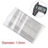 20pcs Stainless Steel Spring Bars Dia 1.3mm/1.5mm/1.8mm Length 12mm-26mm Watch Band Strap Metal Link Pin Watch Repair Tools Pin