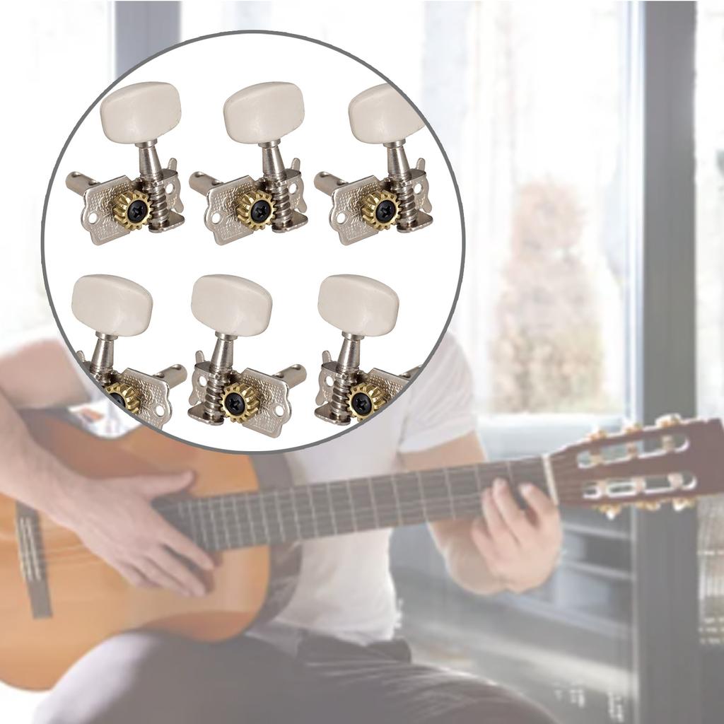 Gitarrensaiten-Stimmwirbel Gitarren-Mechaniken Set Gitarrensaiten-Stimmwirbel Mechaniken für Akustik-E-Gitarre 3L 3R