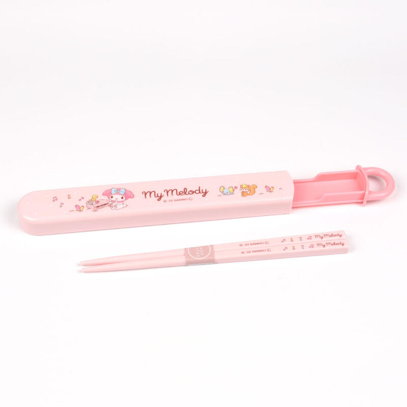 My Melody Soft Music Slide Chopsticks Set 16.5cm