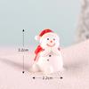 Christmas Tree Santa Claus Snowman Ornaments Miniature Garden Decor Figurines