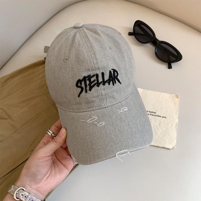 Stellar Baseball Cap For Women With Wide Brim In Cotton Material For Sun Protection