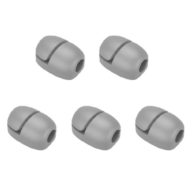 5Pcs Cable Clamp Data Line Fixer Holder Cylindrical Wire Management Clip Desktop Tool for Wall Desk Christmas Light
