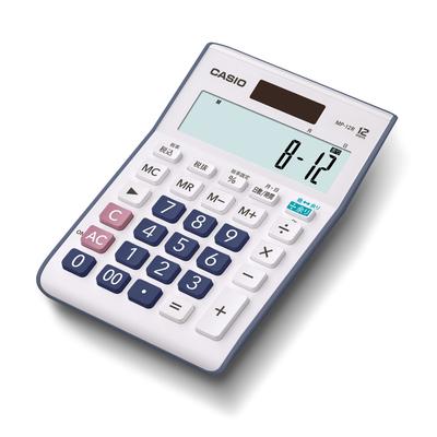 Casio Calculadora Mini Día Restante Solo Certificada con Sello Ecológico MP-12R-N, 12 Dígitos, y Cálculo, Tipo,