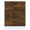 Porto Kitchen Base Cabinet Smoked Oak Effect Particleboard