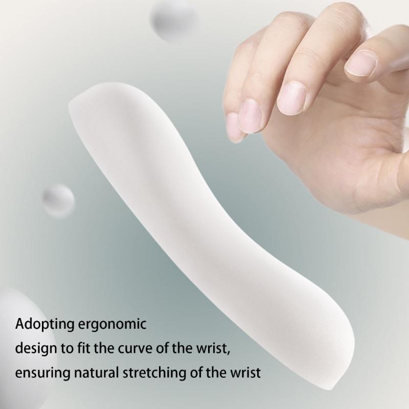 Slip designs Wrist Cushion Set Made Of Silicone And PU Leather For Enhanced Stability And Comfort During Desk Use.