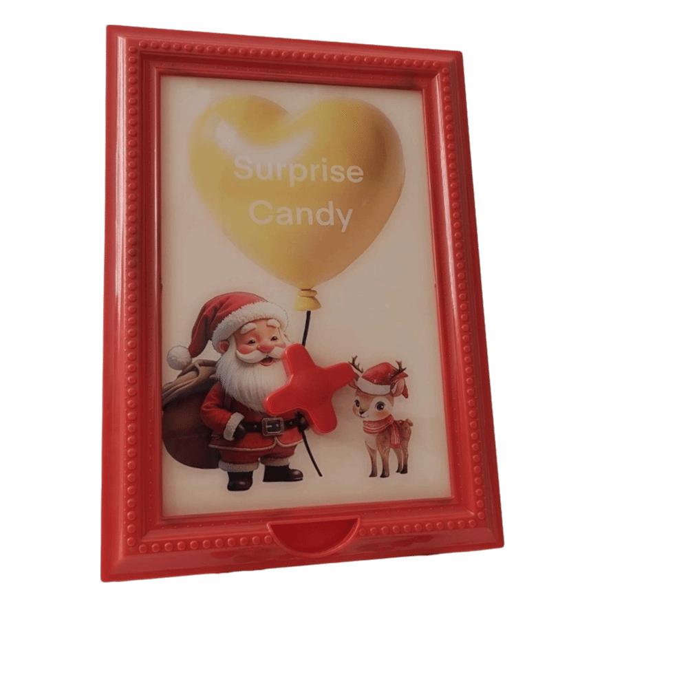 Christmas Decorations Creative Design Candy Box Dispenser Desktop Ornaments Plastic Candy Storage Handy Candy Frame