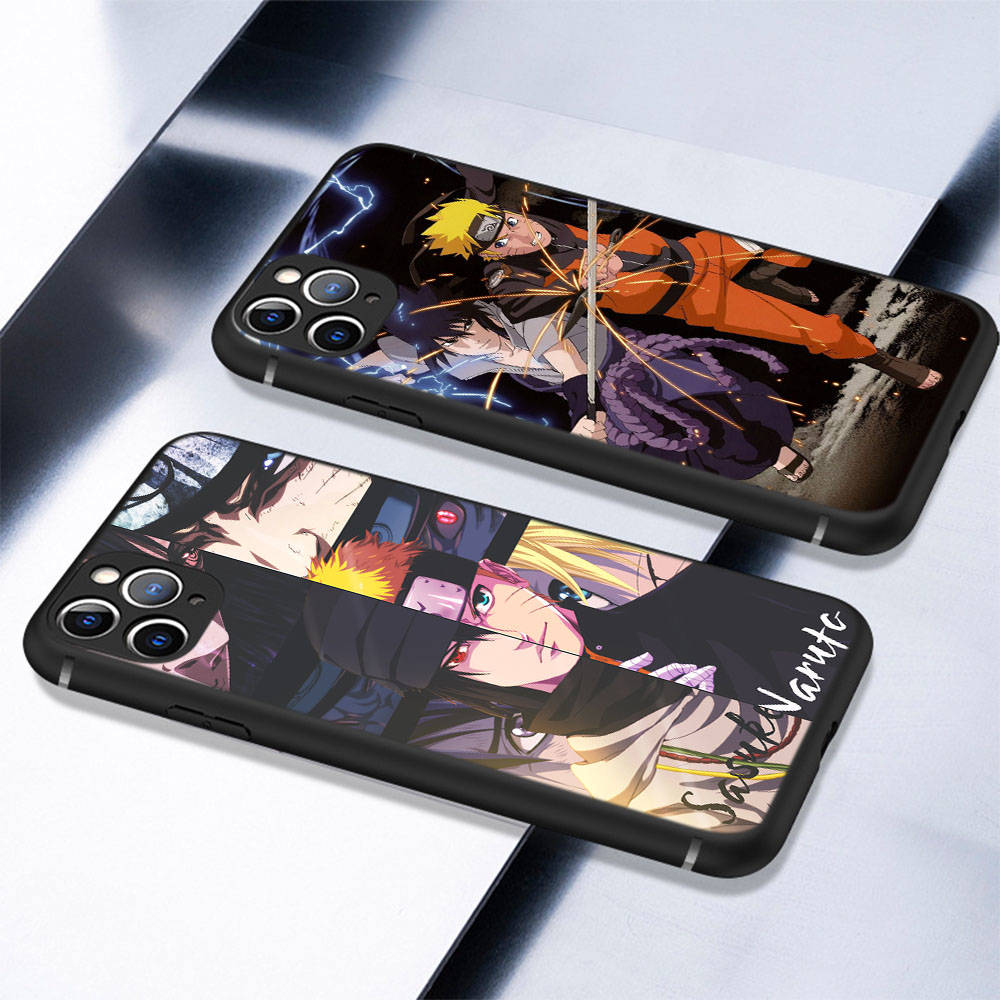 DT32 Naruto Sasuke Case for OPPO Reno 8 6 5 4 Pro Find X3 A17 A31 A38 A40 A53 A54 A55 A74 A76 A78 A77 A80 A94 A95 A96 Lite Black Soft Cover