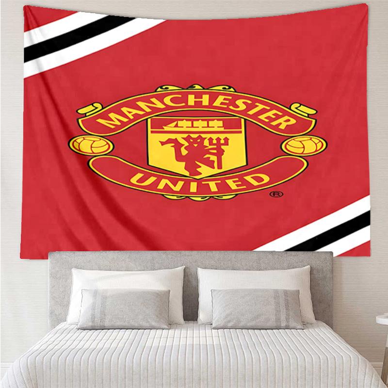 Manchester Crest Tapestry Hanging for Bedroom,Livingroom, Playroom,Decor Art Room Wall Tapestry Holiday and Birthday Gifts