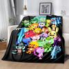 1pc Blanket Happy Tree Friends5 Print Design, Lightweight Blanket for Sofa, Bed- Soft &Warm, Gift for All Seasons Like Christmas, Halloween
