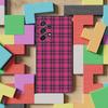 Scotland Art Tweed Check Phone Case For Samsung S25,S24,S23,S22,S21,S20,S10,Ultra,Plus,Lite,FE,Soft Silicone Black Cover